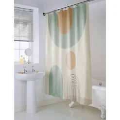 Rideau de douche geo