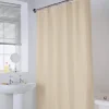 Rideau de douche polyester beige