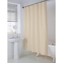 Rideau de douche polyester beige