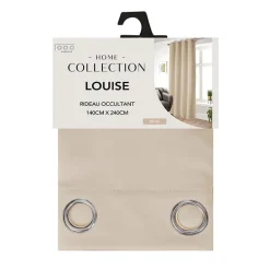 Rideau louise occultant