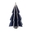 Sapin en bois bleu marine a susp