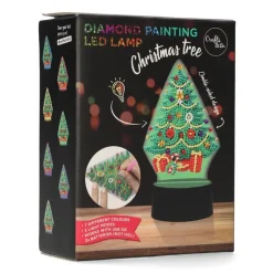 Sapin peinture diamant lampe led