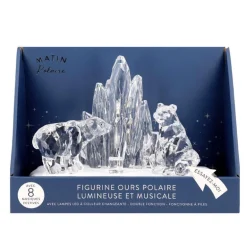 Scene de noel ours polaire
