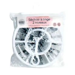 Sechoir a sous vetement 2 niveau