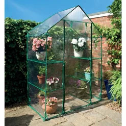 Serre de jardin xl avec etageres