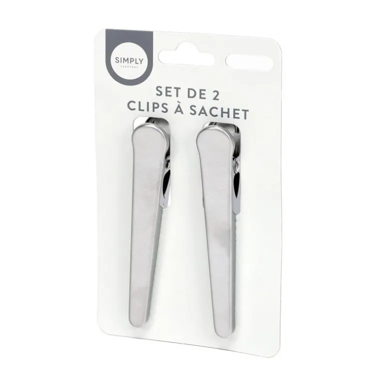 Set de 2 clips a sachet