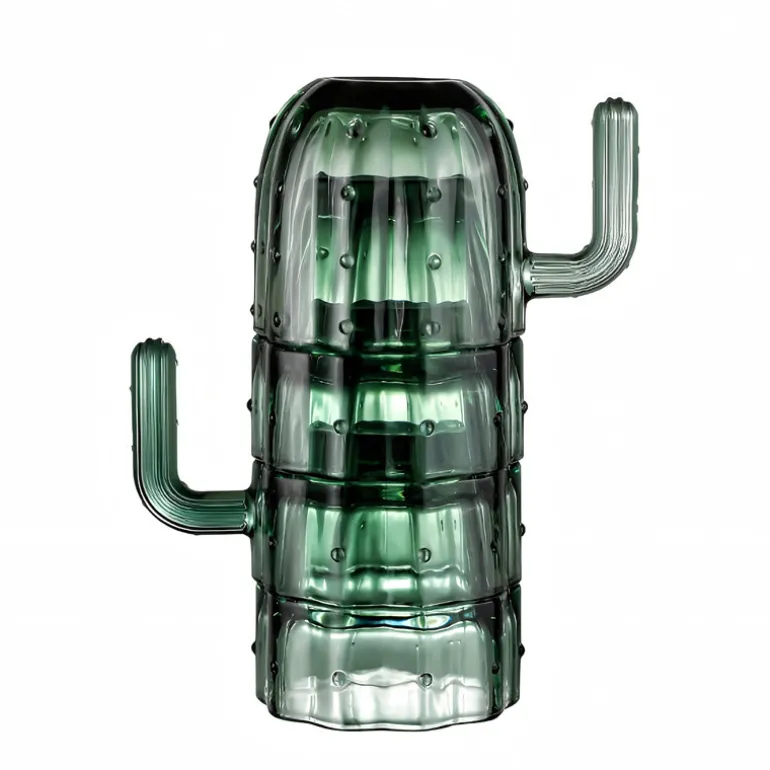 Set de 4 verres cactus