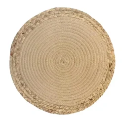 Set de table creme et naturel x2