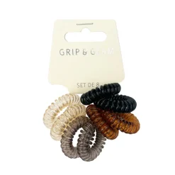 Set elastiques cheveux accordeon