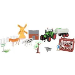 Set ferme et vehicule 15 pcs