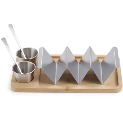 Set planche porte-tacos 4 pcs