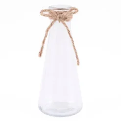 Soliflore verre & jute