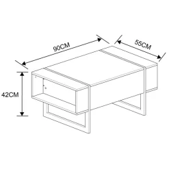 Table basse 1 tiroir