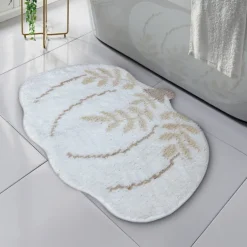 Tapis citrouille blanc