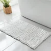 Tapis de bain natte blanc