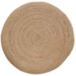 Tapis jute d90cm naturel