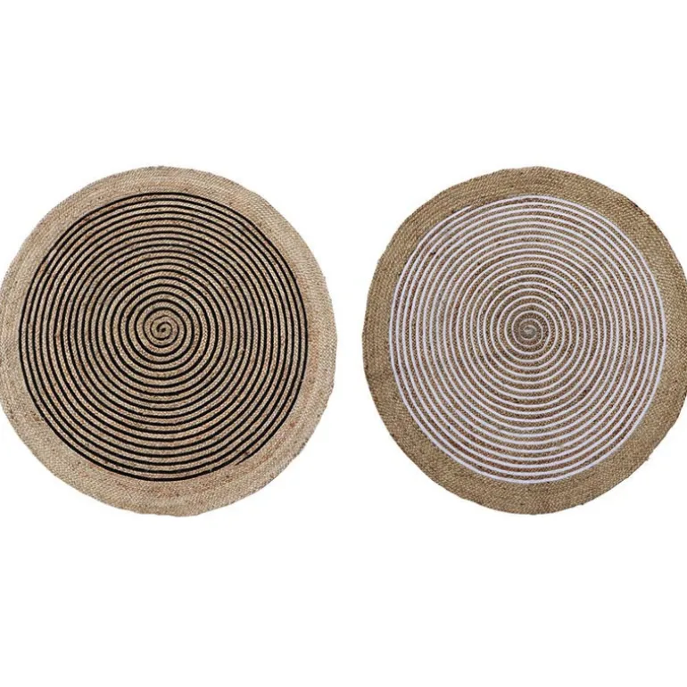 Tapis loe d120 bicolore