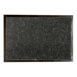 Tapis 40x60cm noir chine blanc