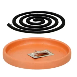 Terre cuite + 6 spirales citronn