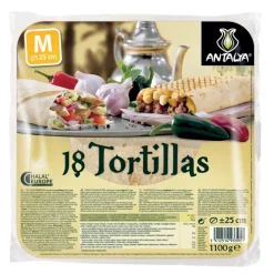 Tortillas x18 25cm