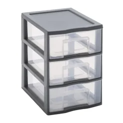 Tour a5 3 tiroirs gris