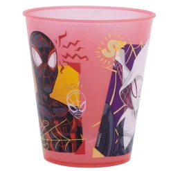 Verre plast spiderman x4