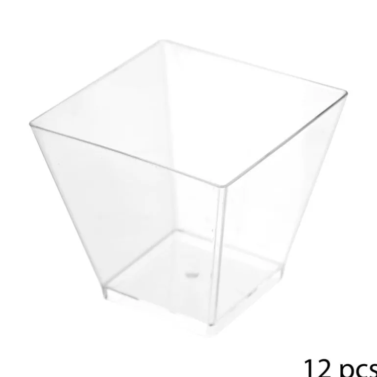 Verrine carree 6cl x12
