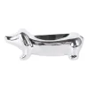 Vide poche chien chrome