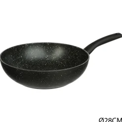 Wok 28 alu forge caractere