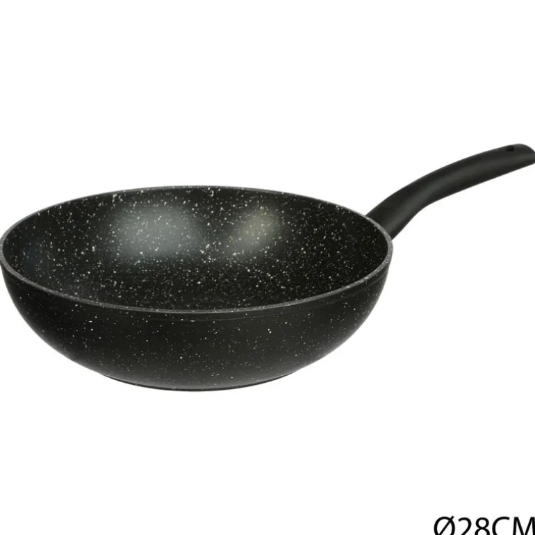 Wok 28 alu forge caractere