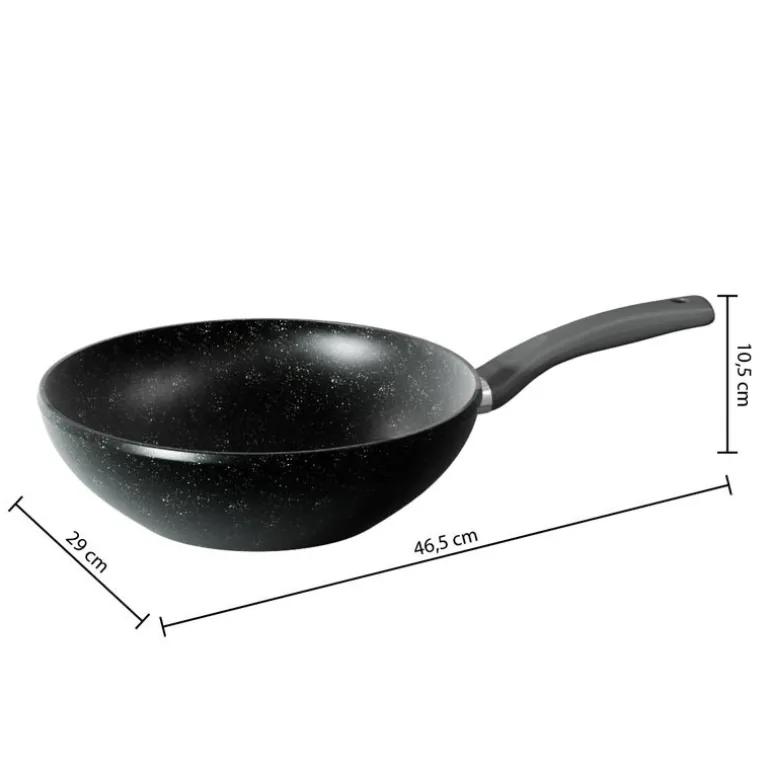 Wok 28 alu forge caractere